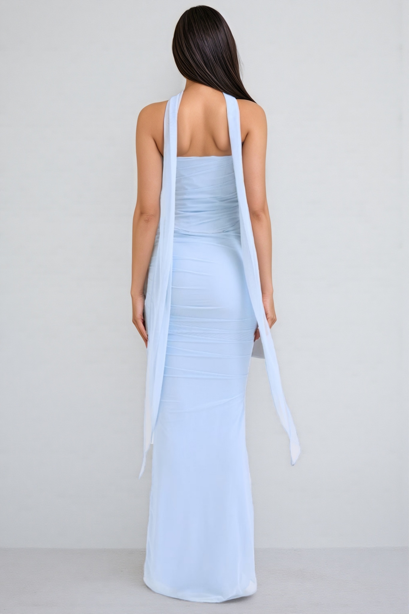 Freyalt Bluebell Fluted Hem Maxi Dress Set