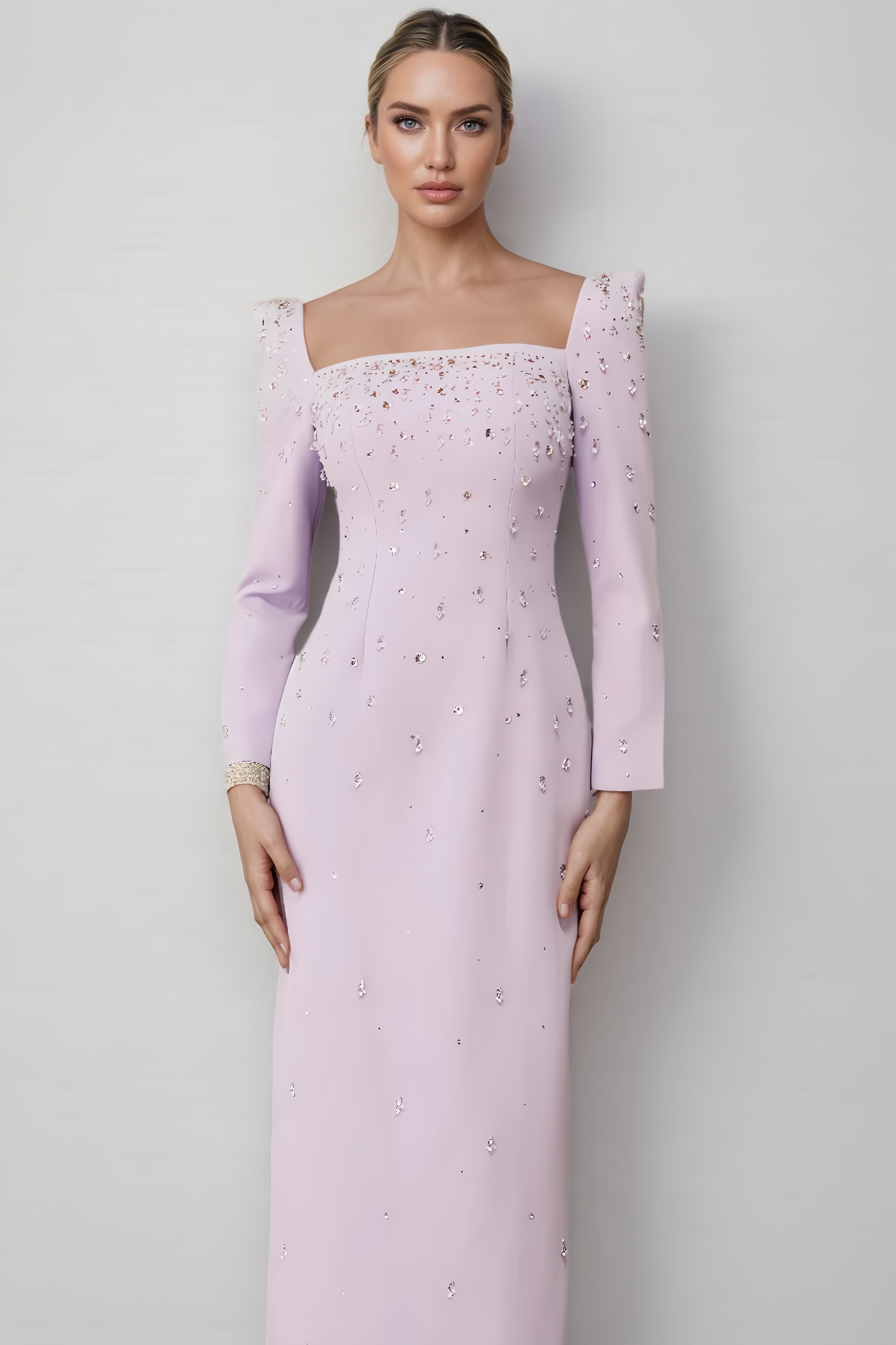 Ildrak Crystal Embellished Maxi Dress