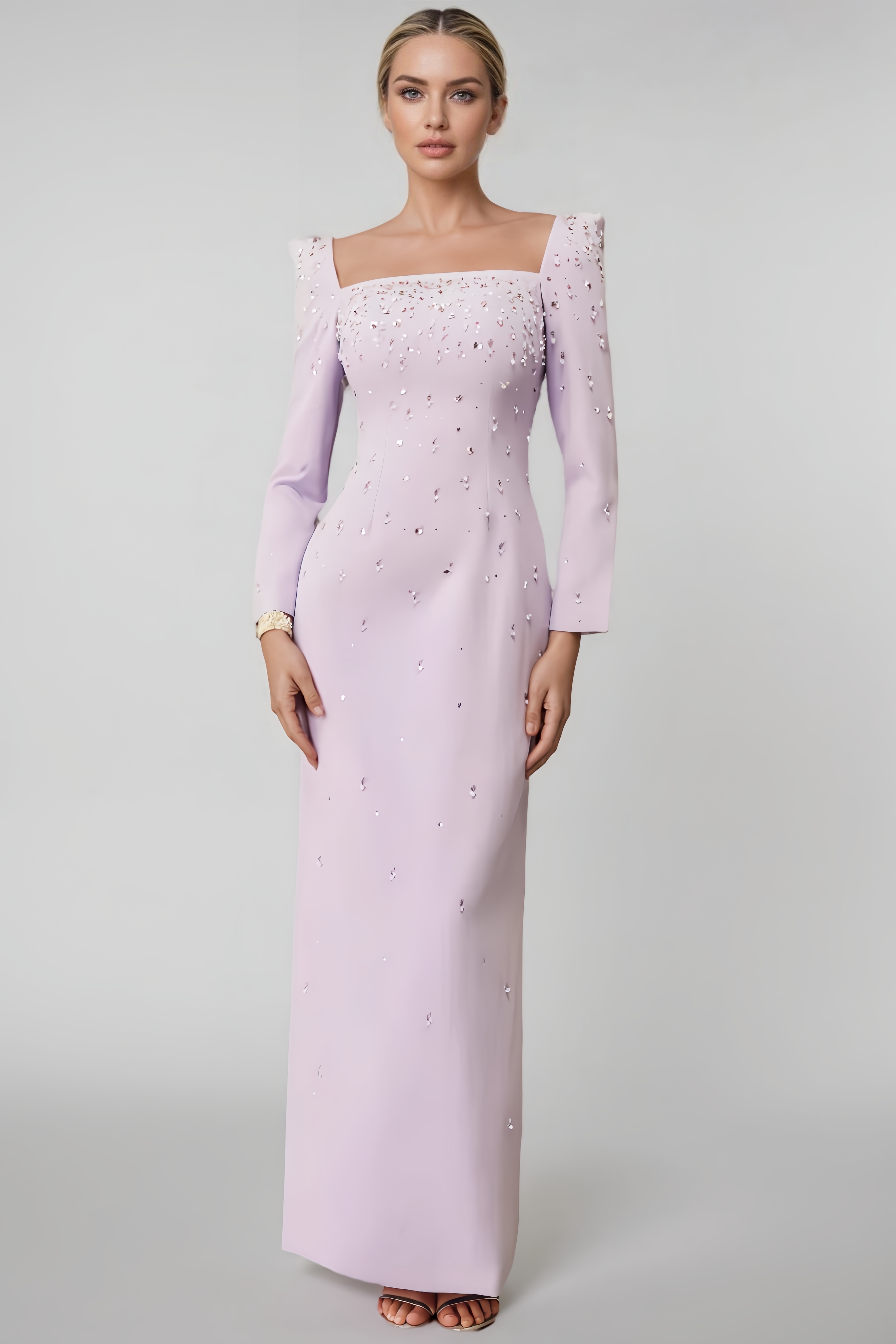 Ildrak Crystal Embellished Maxi Dress