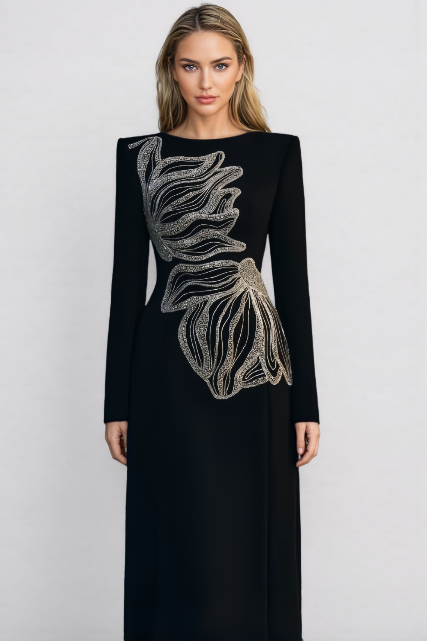 Dana Sequin Bandage Maxi Dress