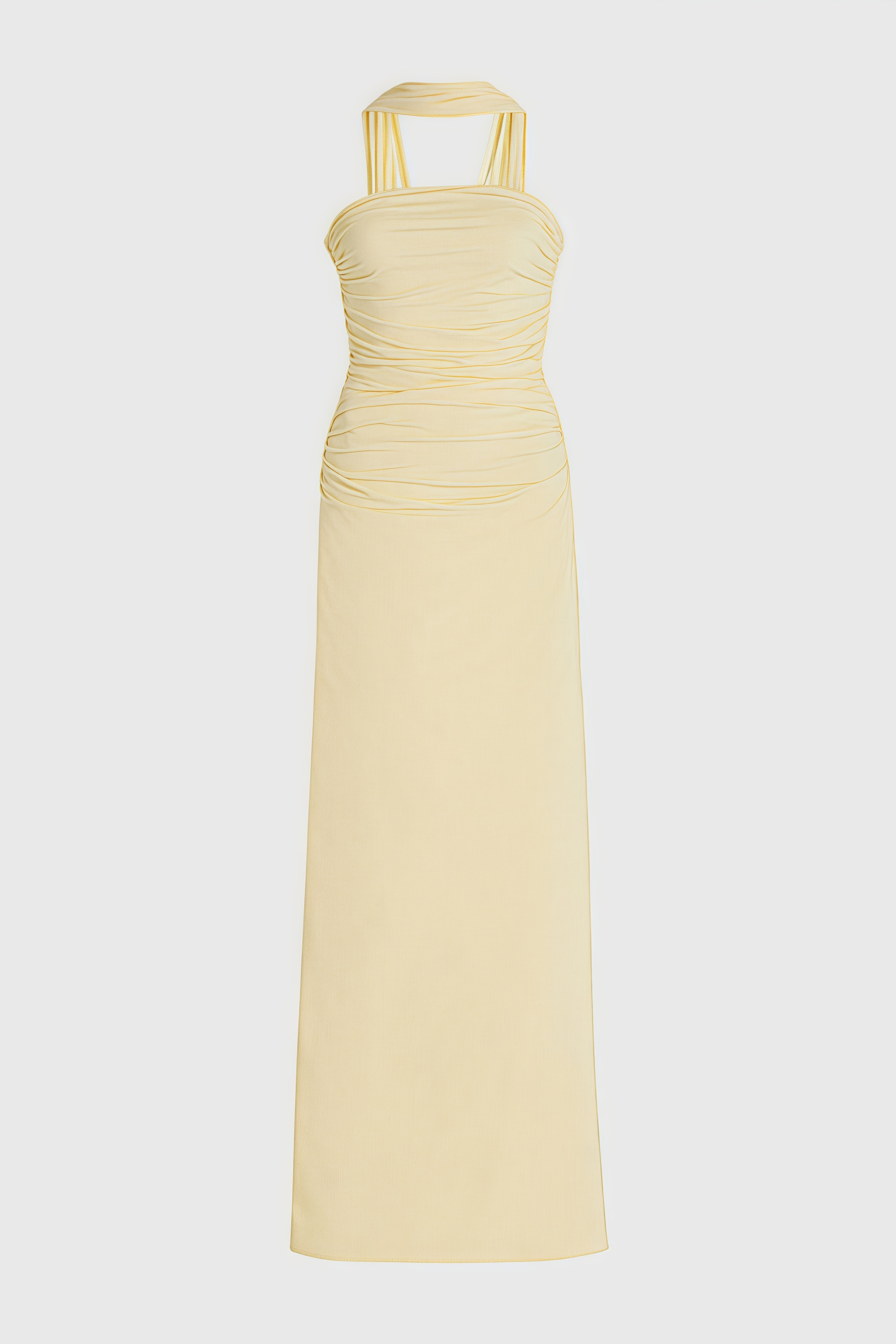 Billysa Ruched Jersey Maxi Dress