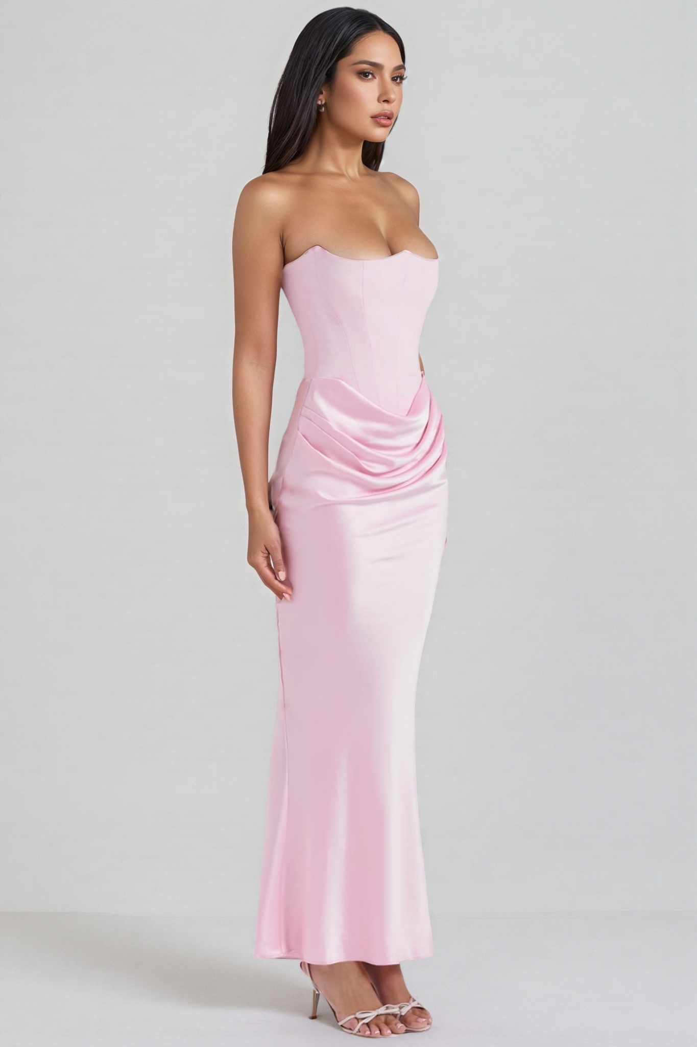 Rosi Strapless Corset Maxi Dress