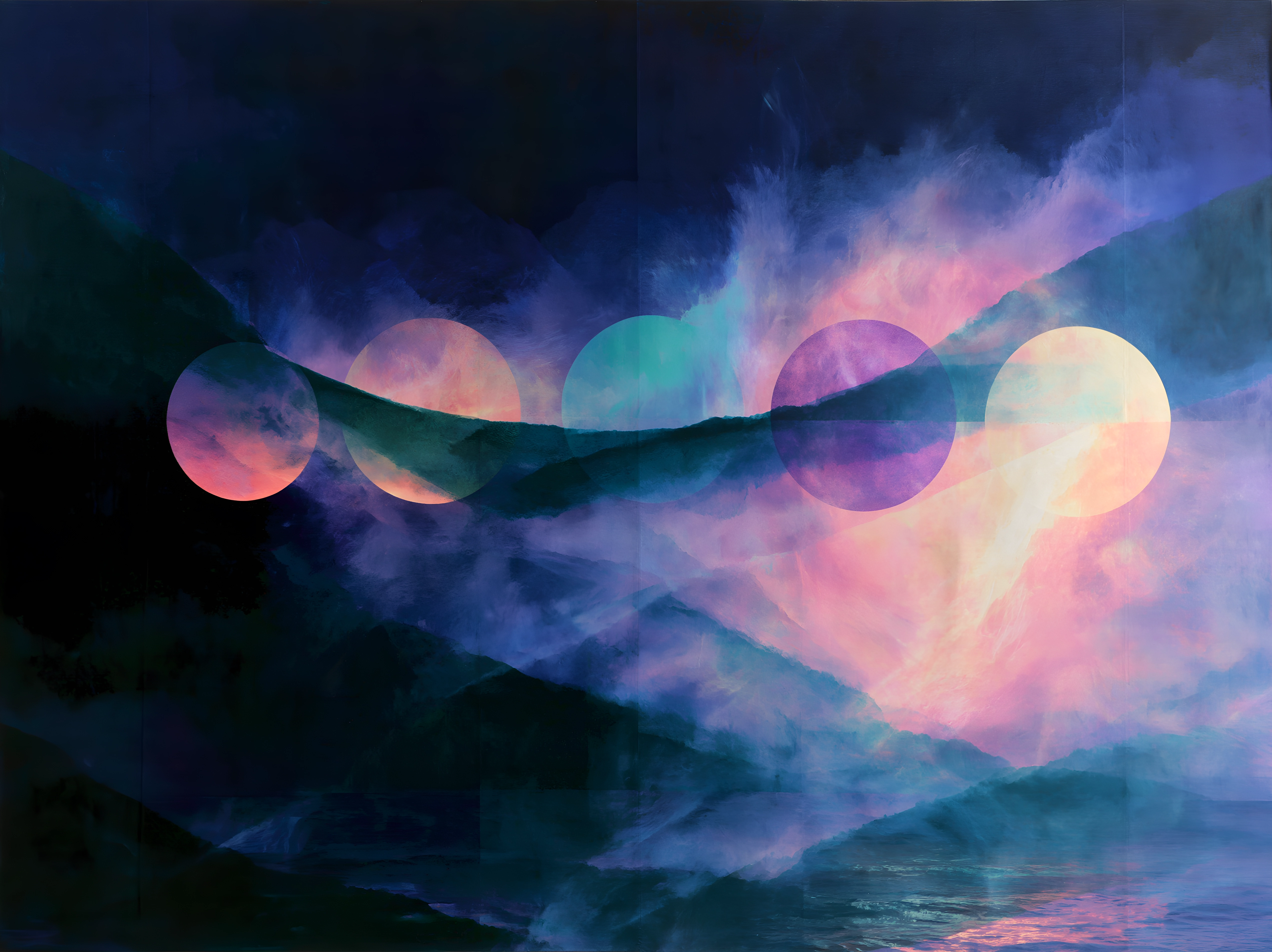 Nocturne of Suns original artwork