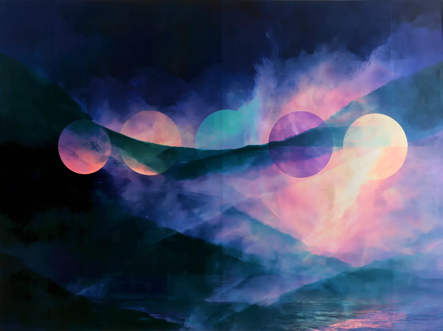 Nocturne of Suns original artwork