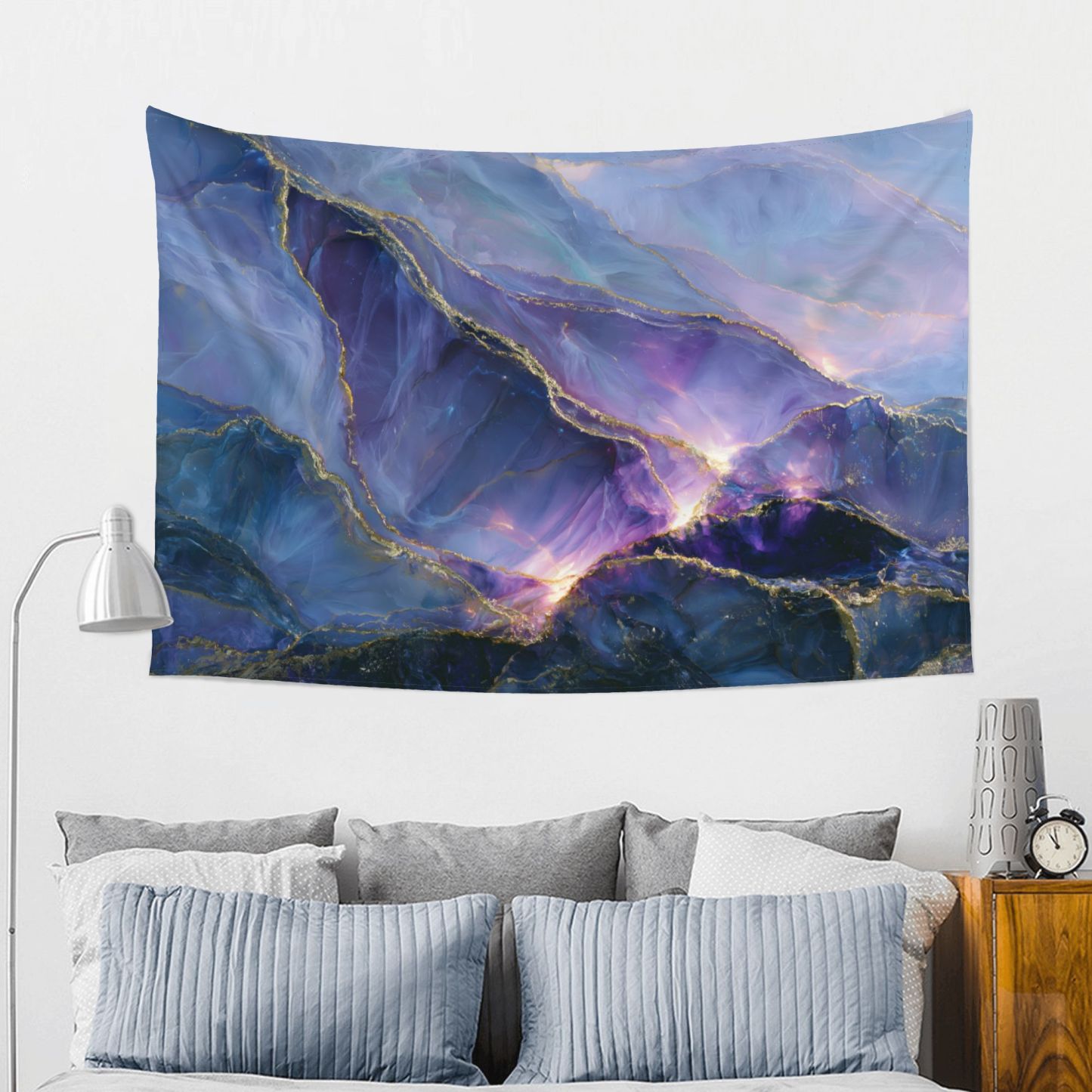 Opaline Tempest art tapestry in a room — 60 × 40 in, view 2