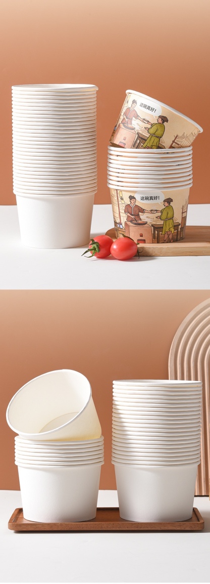 一次性摆摊小吃纸碗