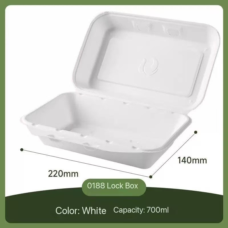700ml Bagasse Food Box