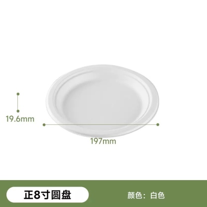 Sugarcane Bagasse Plate