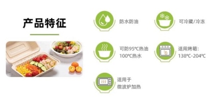 450ml Bagasse Food Box