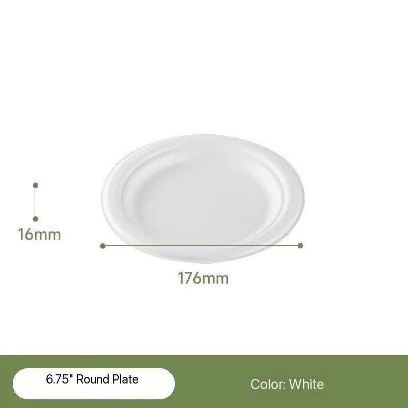 6.75" Bagasse Plate