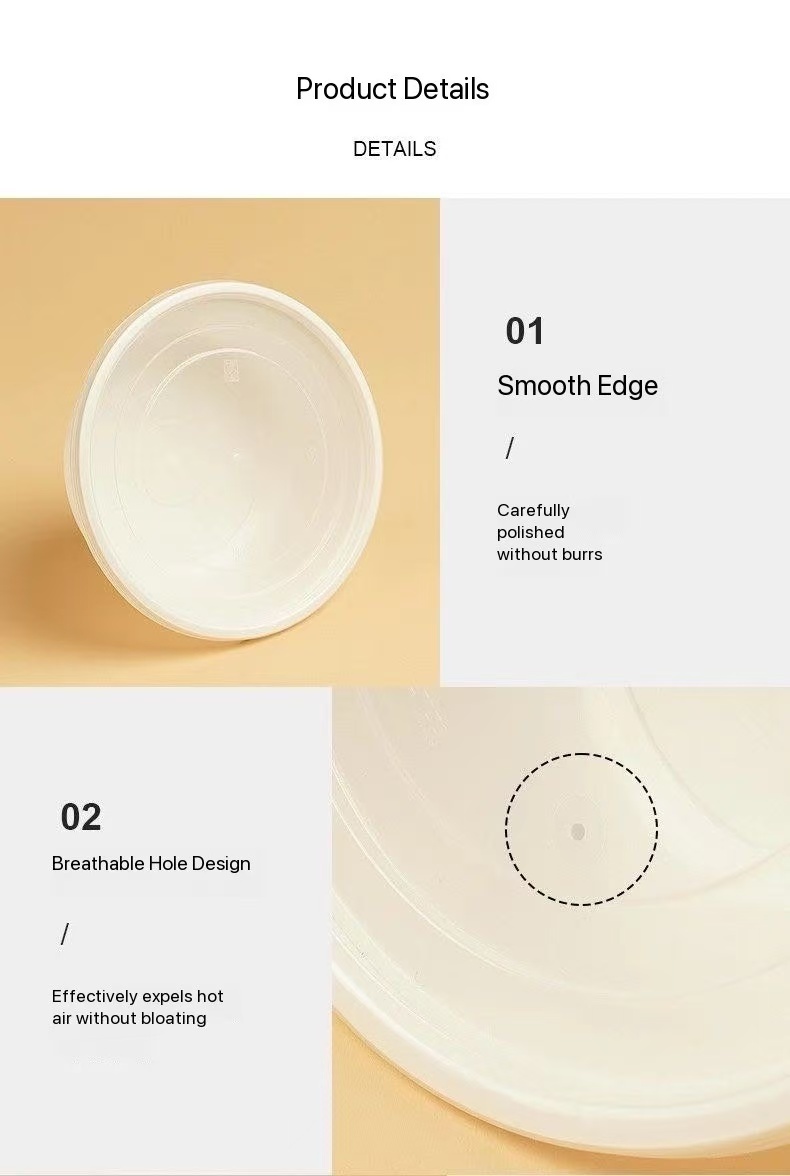 1000ml Round Bowl (With Lid)