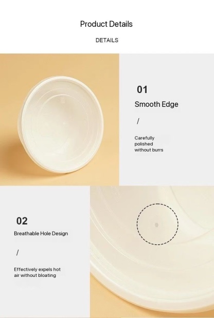 1000ml Round Bowl (With Lid)