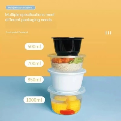 1000ml Round Bowl (With Lid)