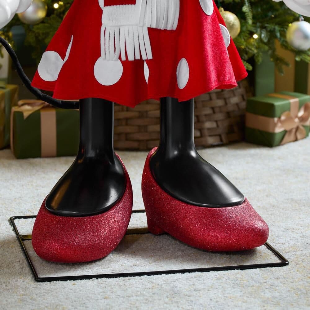4 ft. Animated Holiday Minnie Mouse A6