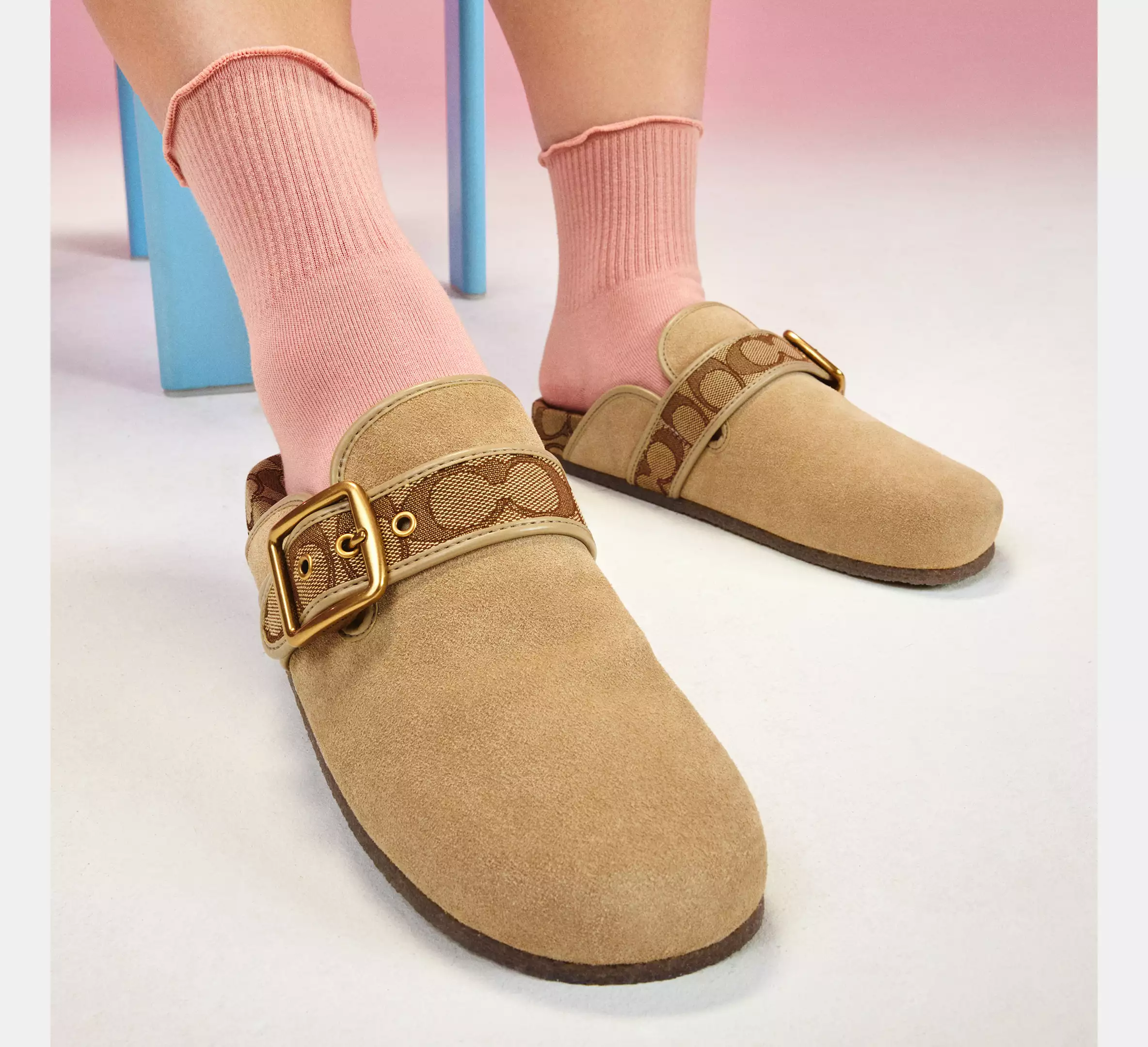 Ashton Clog In Signature Jacquard