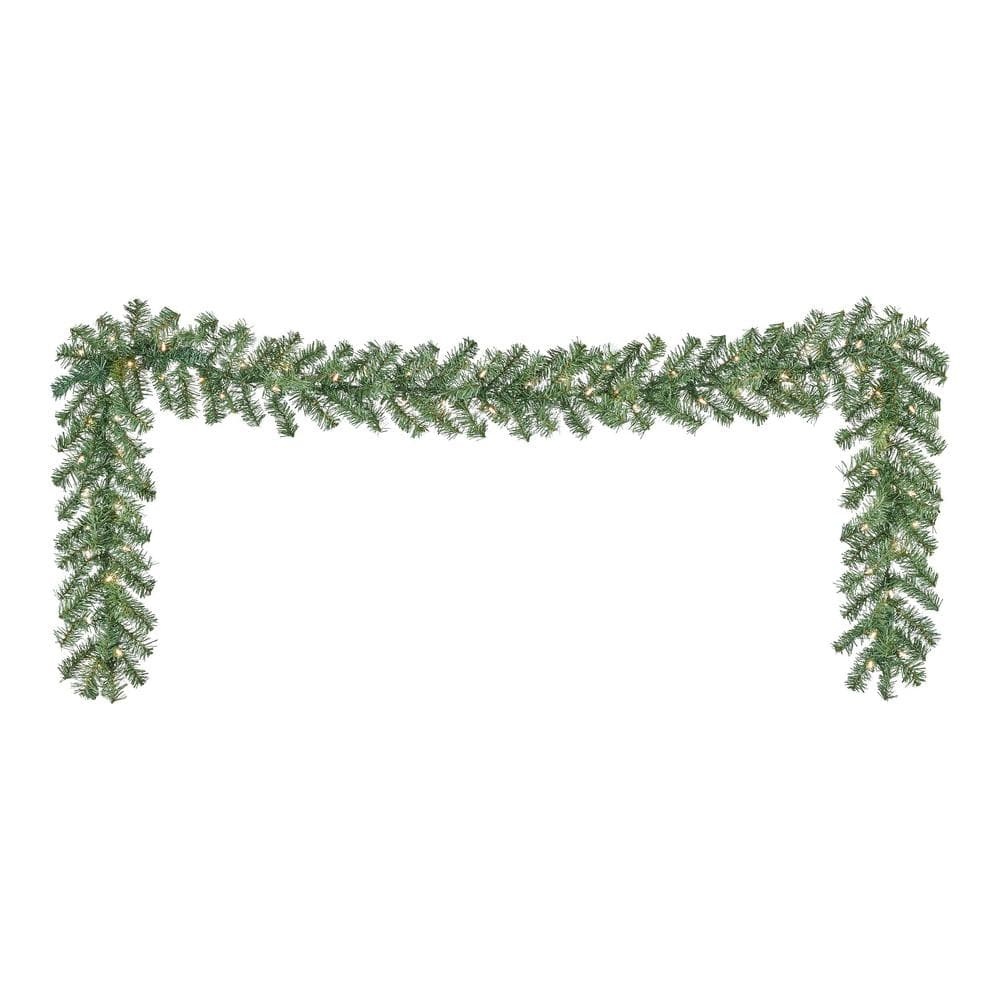 9 ft. Kingston Fir LED Pre-Lit Artificial Garland