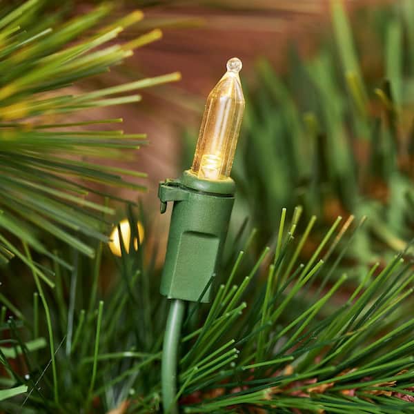 9 ft. Wesley Long Needle Pine LED Pre-Lit Artificial Christmas Garland