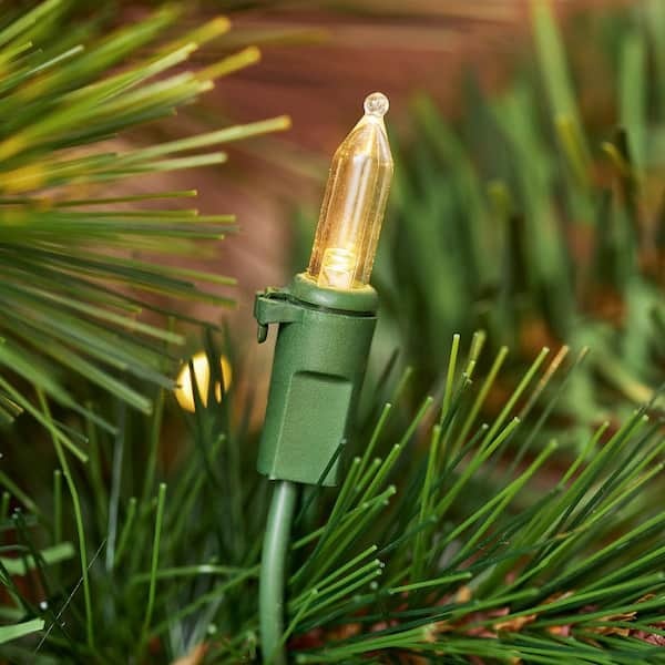 9 ft. Wesley Long Needle Pine LED Pre-Lit Artificial Christmas Garland