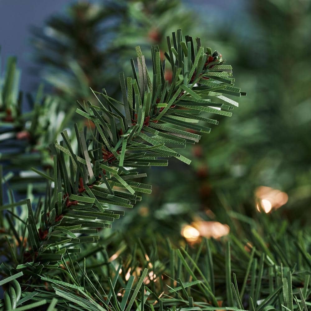 9 ft. Kingston Fir LED Pre-Lit Artificial Garland