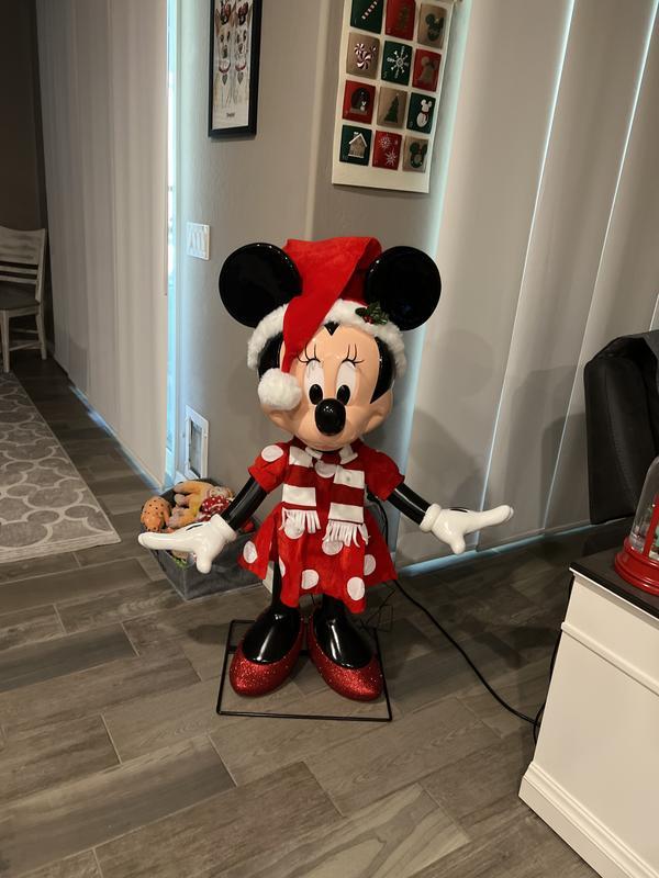 4 ft. Animated Holiday Minnie Mouse A6