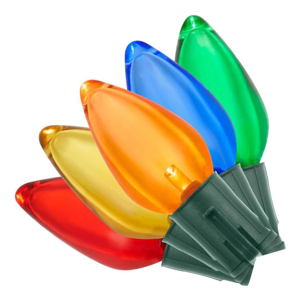 Dimensions Lead length (in.)  6  Lighted length (ft.)  33.25  Details Battery Size  None, Plug-In Only  Bulb Shape  Micro Fairy  Bulb Spacing (in.)  1  Bulb Texture  Smooth  Features  Continuous on technology, Dual Function, Low-voltage, Super Bright  Hol