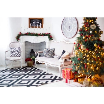 25 ft. Live White Pine Holiday Garland for Christmas Decoration