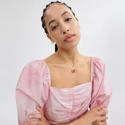 Puff Sleeve Mini Dress