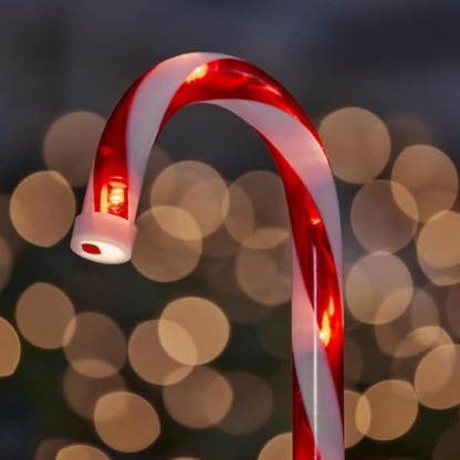 16.5 in. Candy Cane LED Pathway Lights (8-Pack)