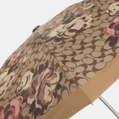 Uv Protection Mini Umbrella In Signature Rosette Print