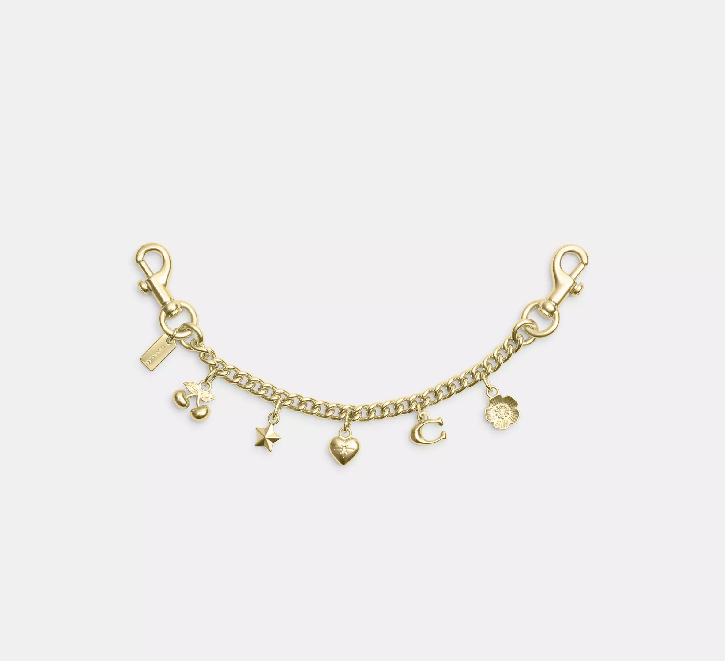 Gold Swagger Chain With Charms