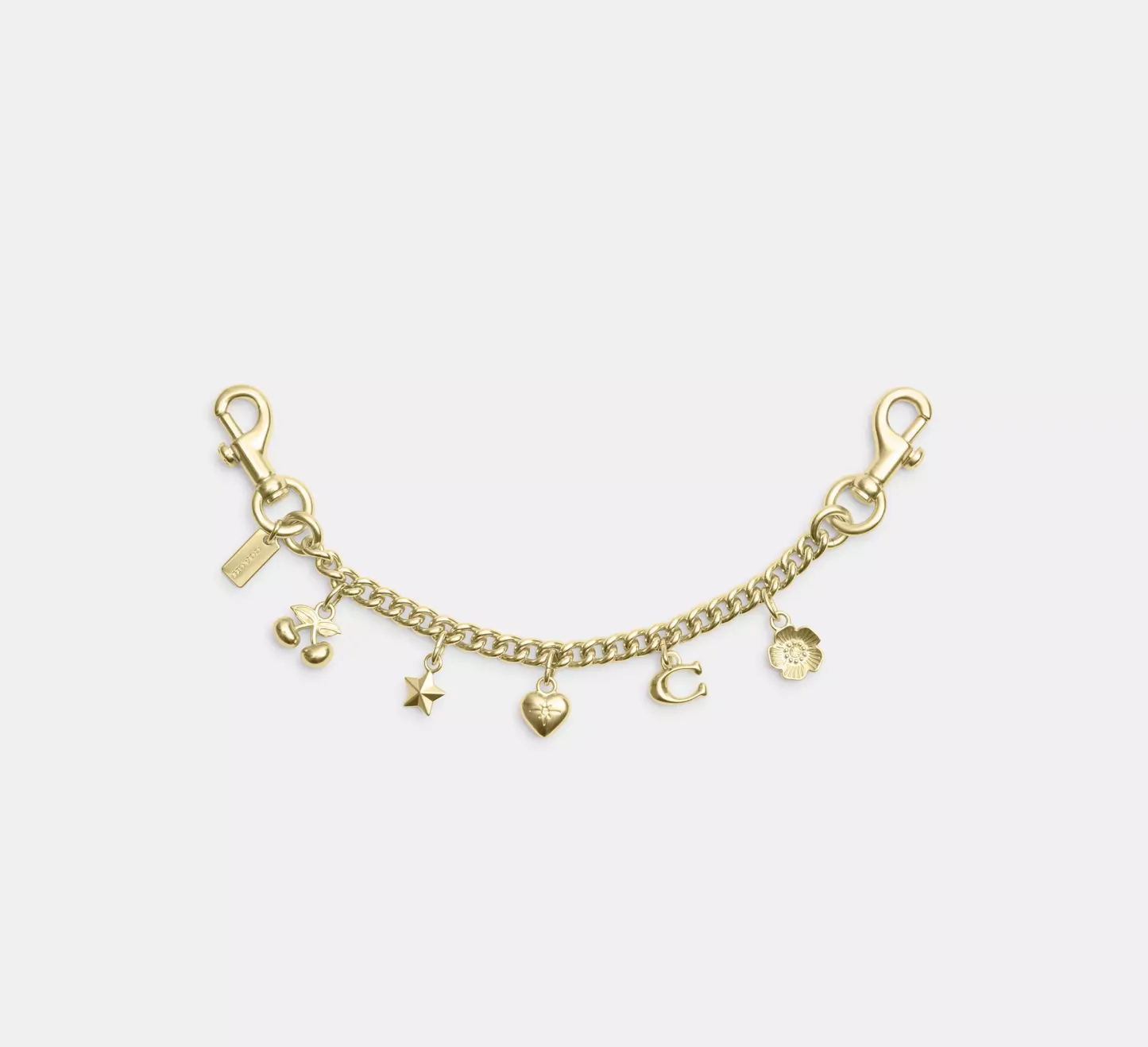 Gold Swagger Chain With Charms