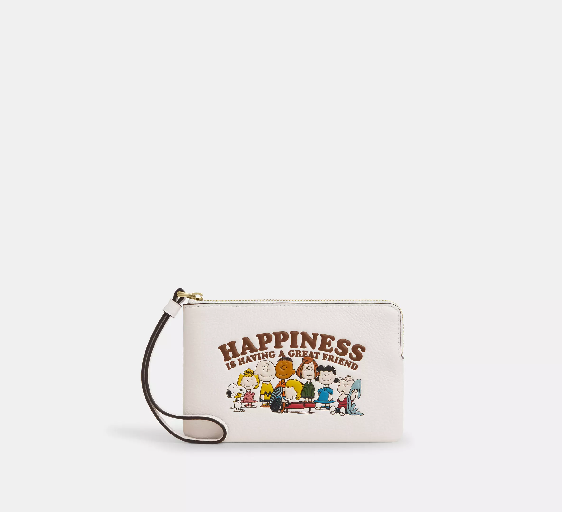 Peanuts Corner Zip Wristlet