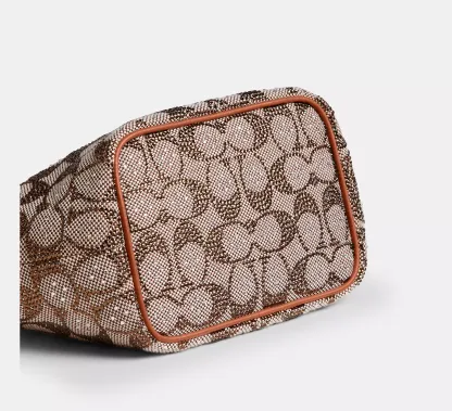 Kisslock Frame Bag 16 In Crystal Signature Jacquard
