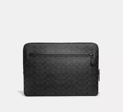 Zip Around Laptop Case In Signature Canvas
