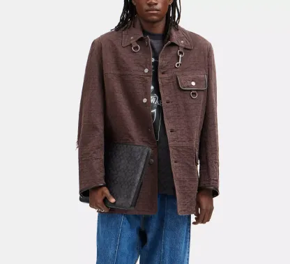 Zip Around Laptop Case In Signature Canvas