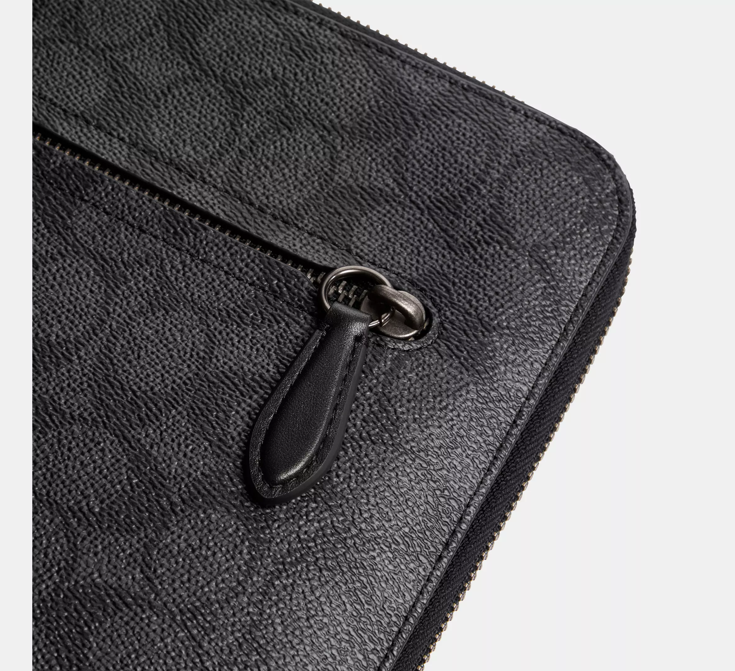 Zip Around Laptop Case In Signature Canvas