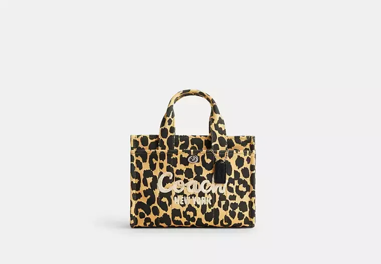 Cargo Tote Bag 26 With Leopard Print
