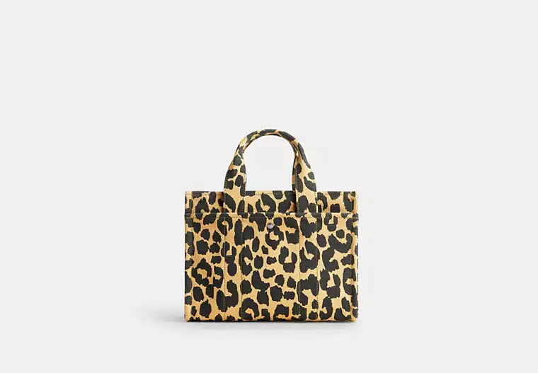 Cargo Tote Bag 26 With Leopard Print