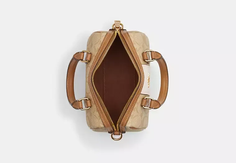 Mini Rowan Crossbody In Signature Canvas With Stripe