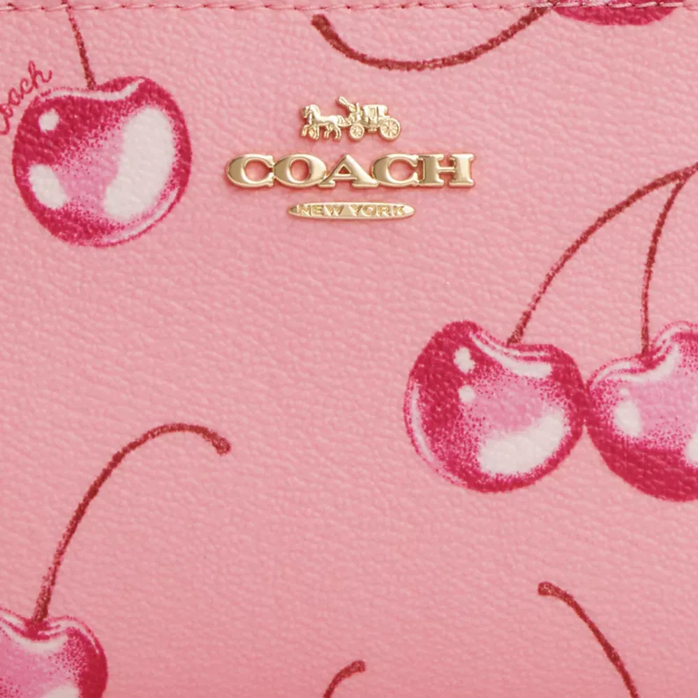 Coathtch Snap Wallet With Cherry Print