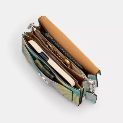 Tabby Shoulder Bag 20 With Rainbow Tie Dye Print