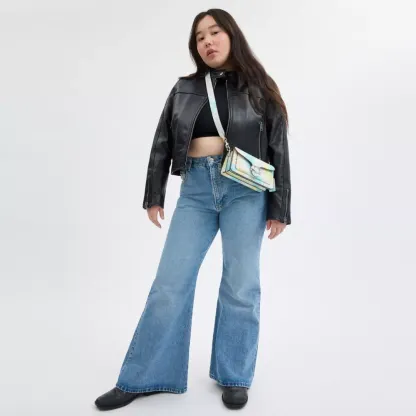 Tabby Shoulder Bag 20 With Rainbow Tie Dye Print