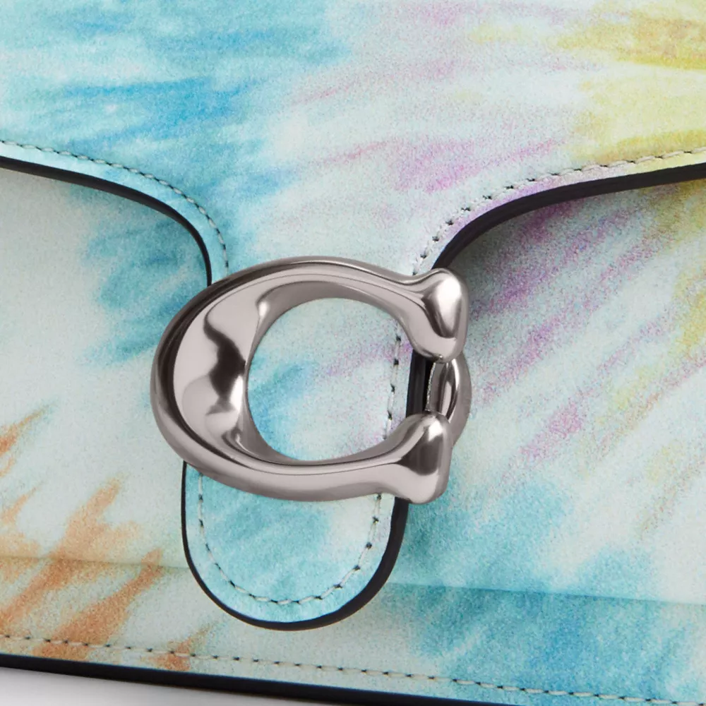 Tabby Shoulder Bag 20 With Rainbow Tie Dye Print