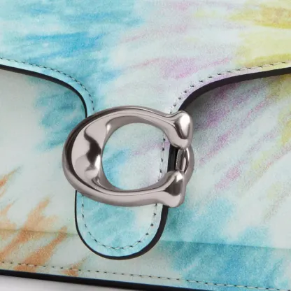 Tabby Shoulder Bag 20 With Rainbow Tie Dye Print