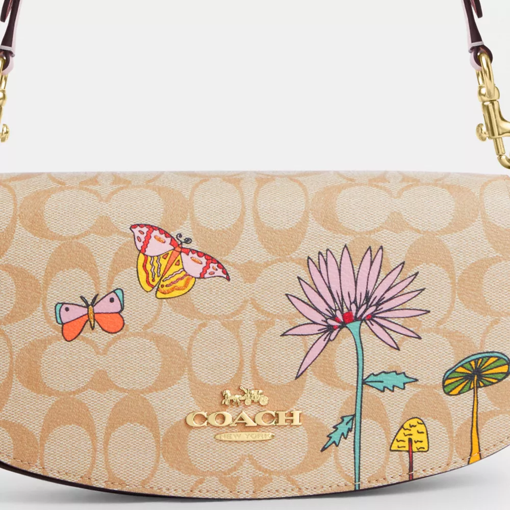 Cothtach X Observed By Us Andrea Shoulder Bag In Signature Canvas With Print