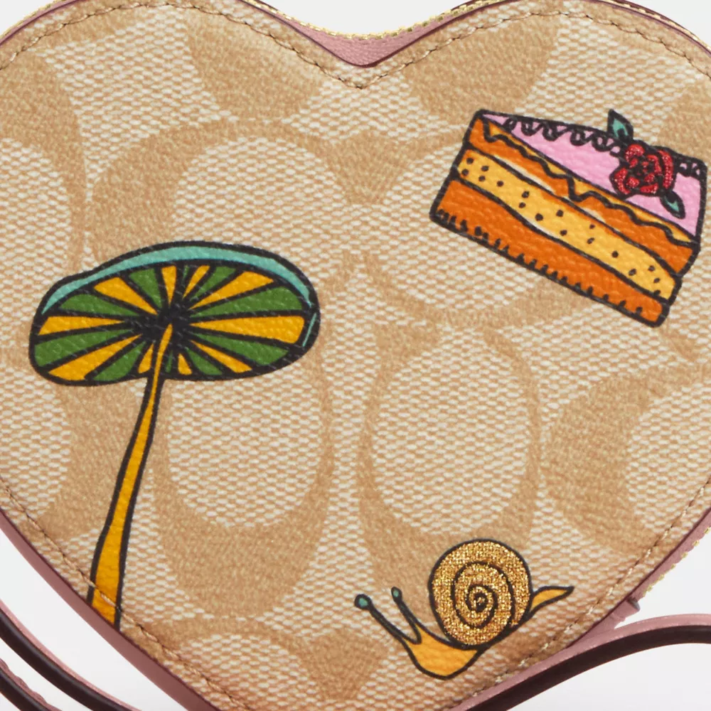 Cothtach X Observed By Us Heart Coin Case In Signature Canvas