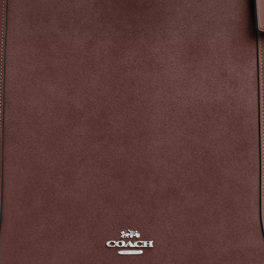 Hadley Tote Bag In Suede