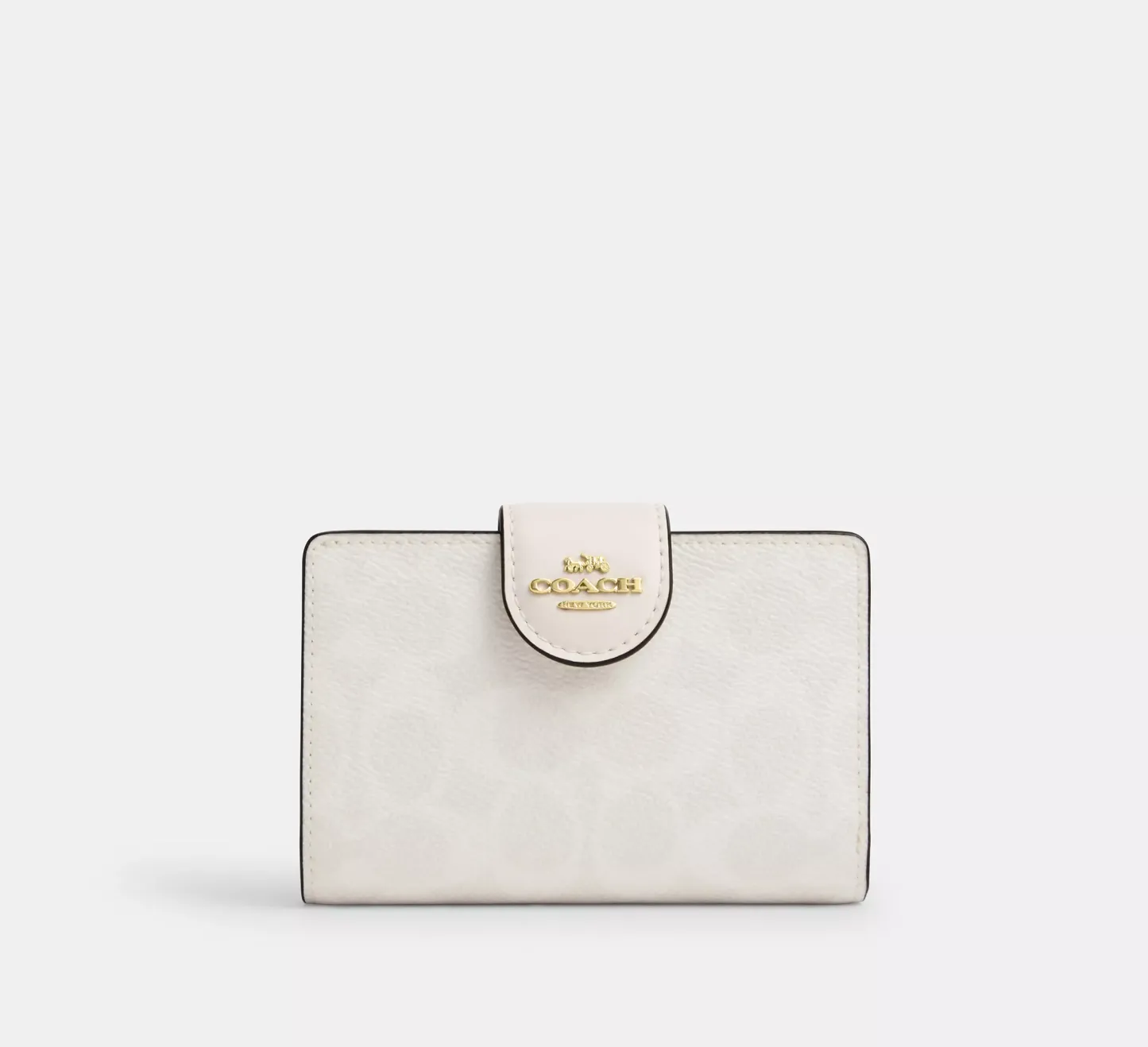 Medium Corner Zip Wallet In Signature Canvas