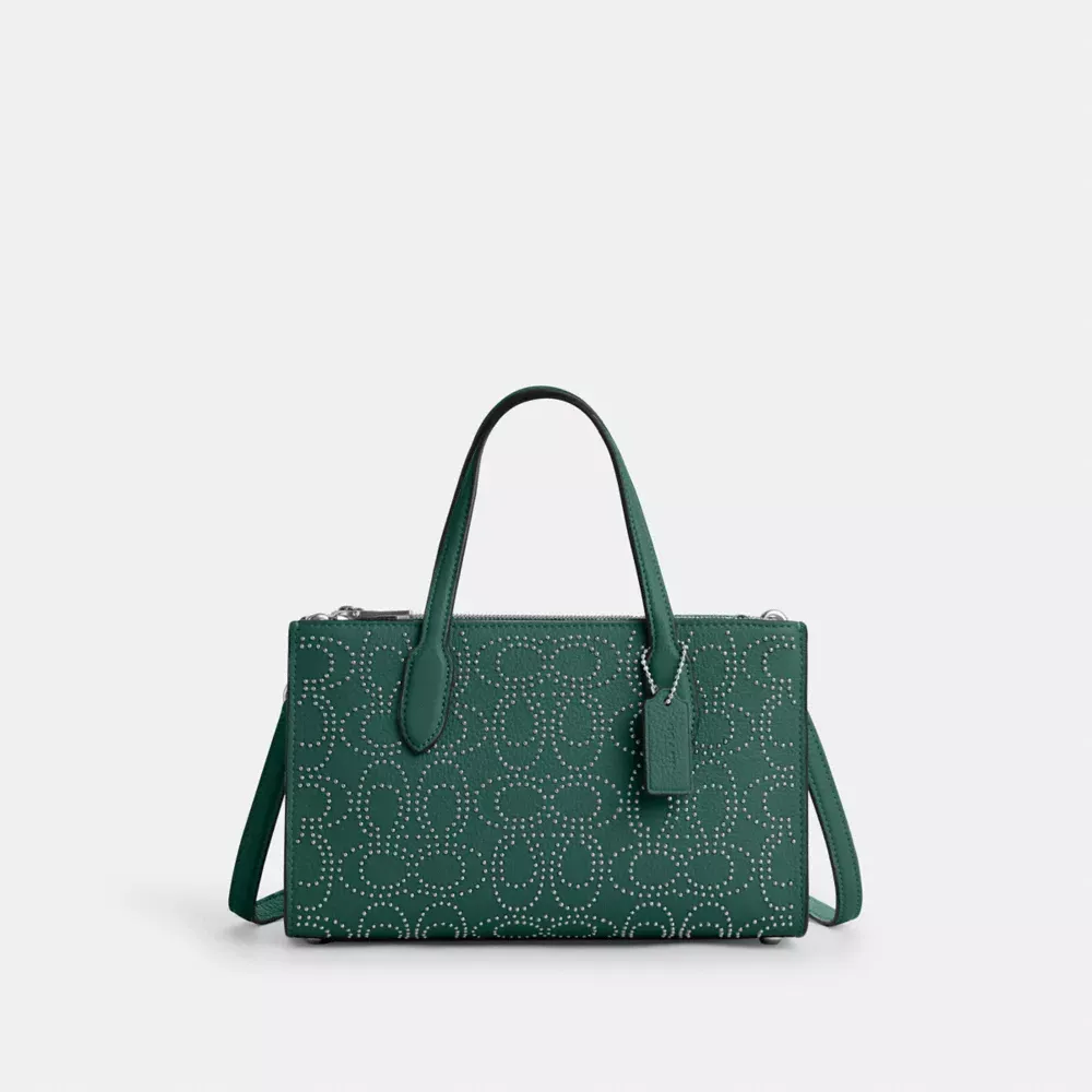 Nina Small Tote Bag With Signature Rivets