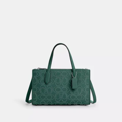 Nina Small Tote Bag With Signature Rivets